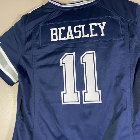 Nike NFL Dallas Cowboys Cole Beasley Football Home Jersey #11 Youth Size Medium - Picture 9 of 15